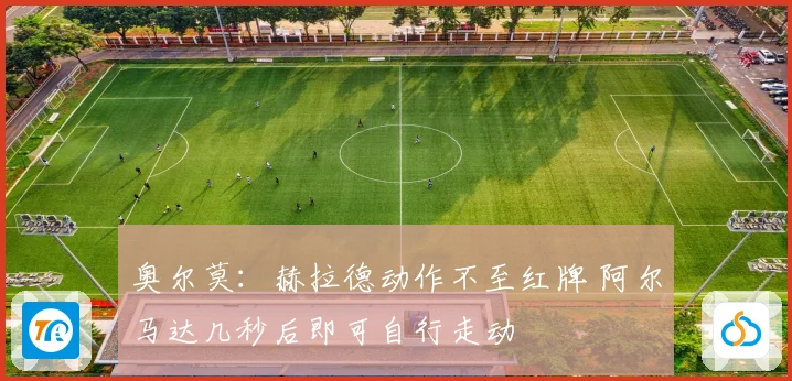 奥尔莫：赫拉德动作不至红牌 阿尔马达几秒后即可自行走动